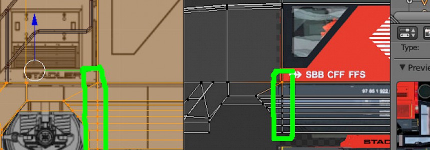 Blender-Lehrgang mit SBB-Lok Ee922